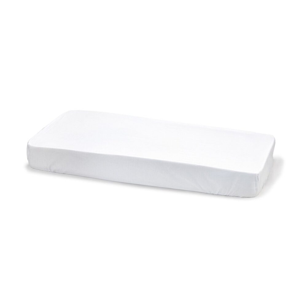 Sabana Bajera Ajust. (Cuna 60) 60X120X17 Cm Liso E Blanco Cambrass
