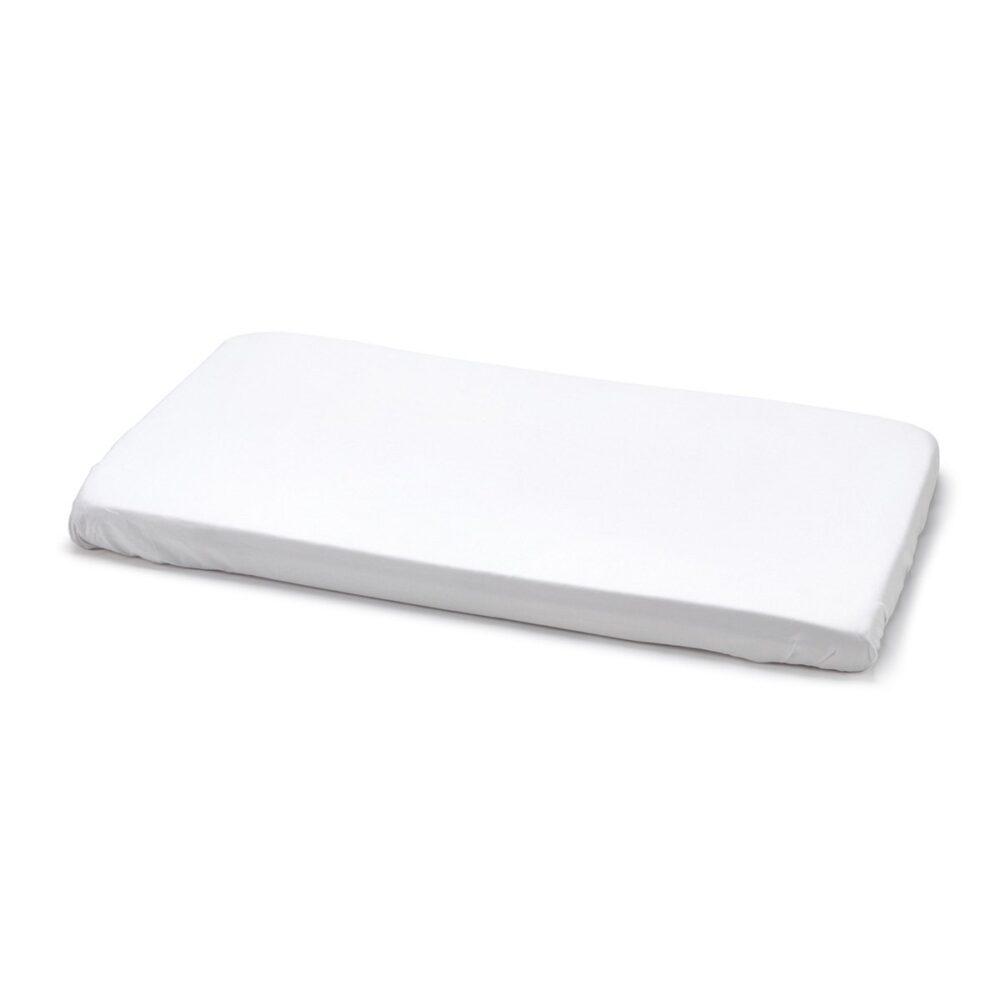 Sabana Bajera Ajust. Minicuna 50X82X10 Cm Liso E Blanco Cambrass