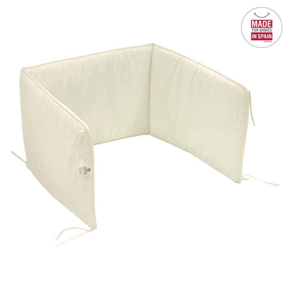 Protector 60 (Cuna 60) 180X40X3 Cm Liso E Beige Cambrass - Imagen 2