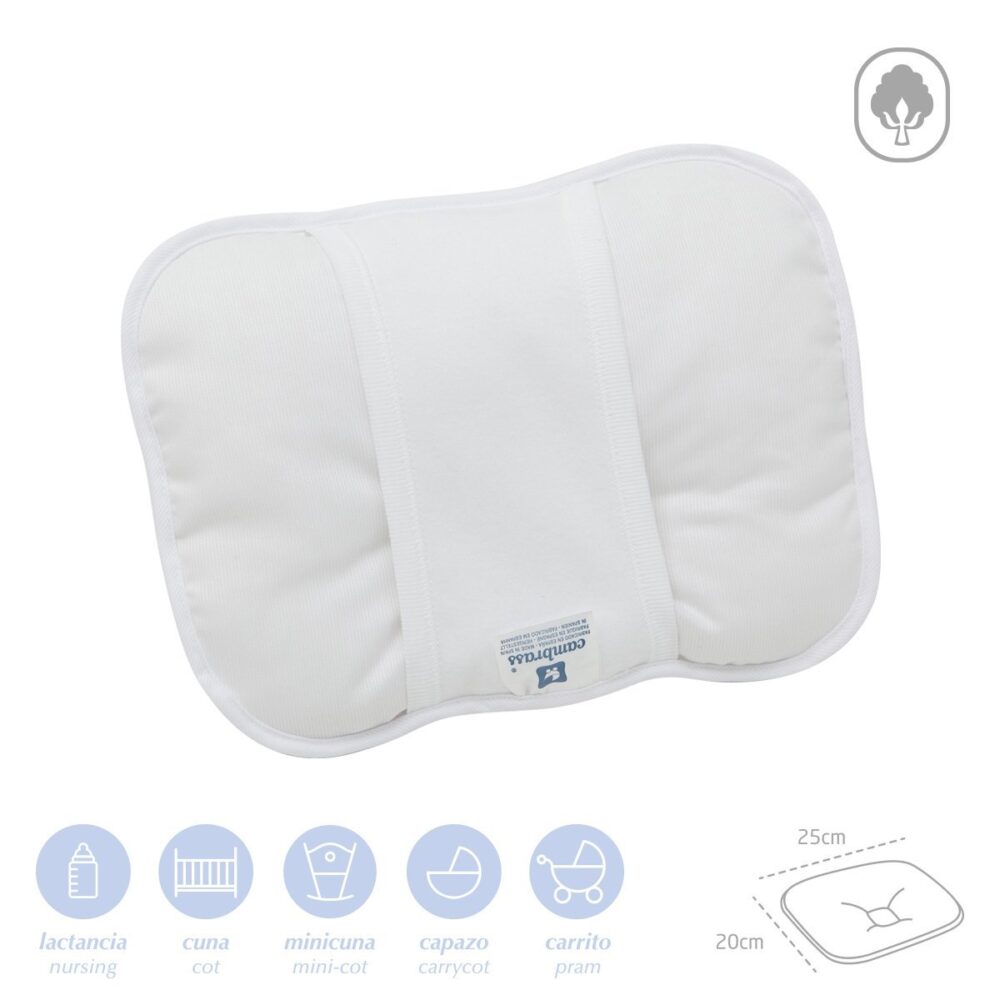 Cojin De Brazo 25X20X1 Cm Liso E Blanco Cambrass - Imagen 2