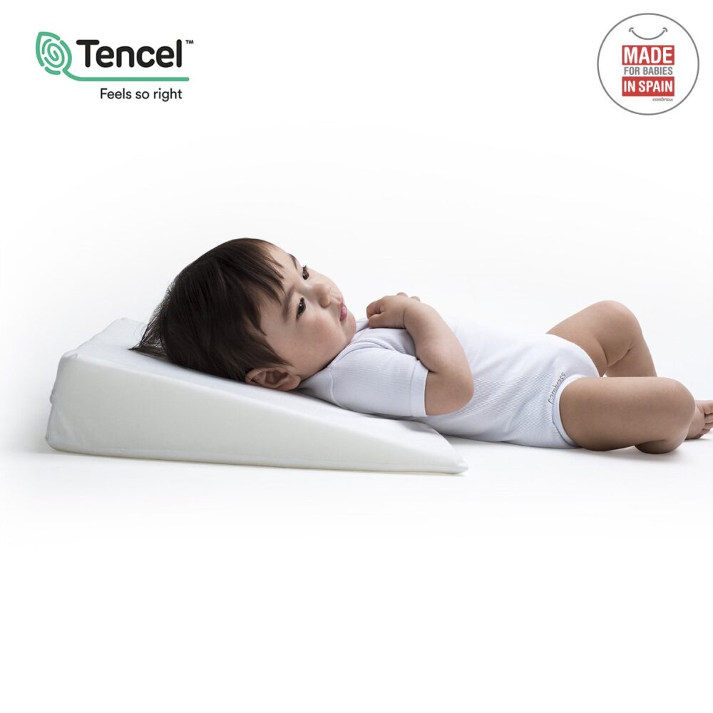 Almohada Confort Cuna 55X37X8.5 Cm Liso E Blanco Cambrass - Imagen 2