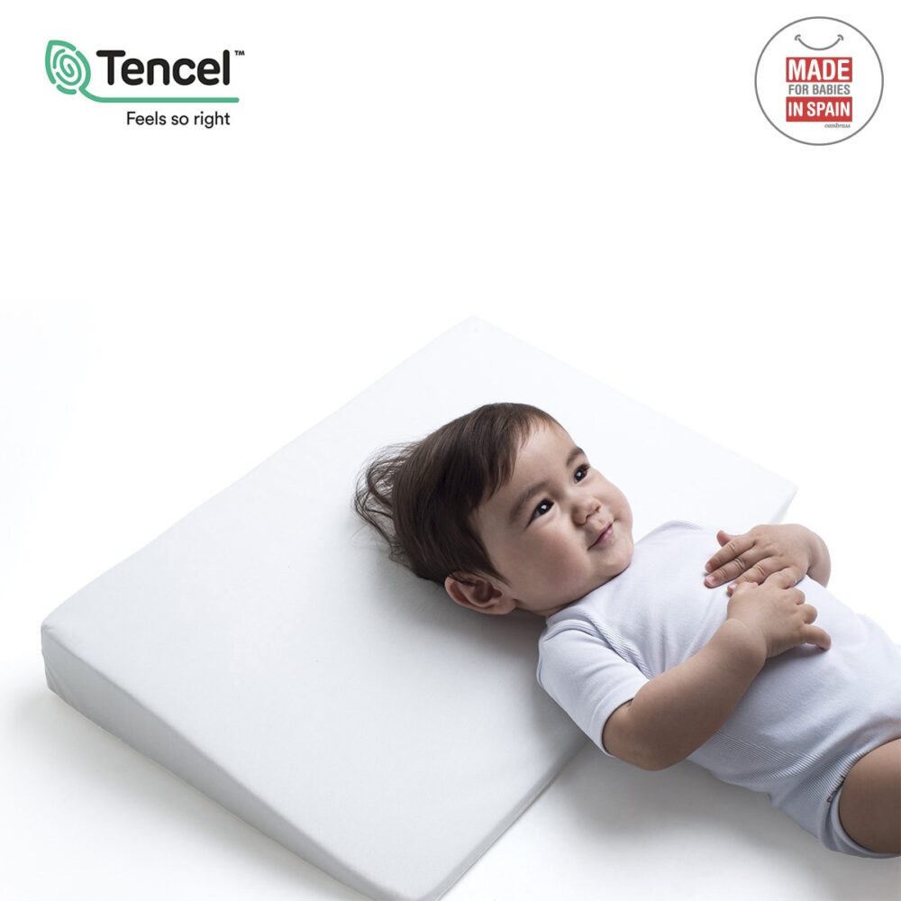 Almohada Confort Cuna 55X37X8.5 Cm Liso E Blanco Cambrass - Imagen 3