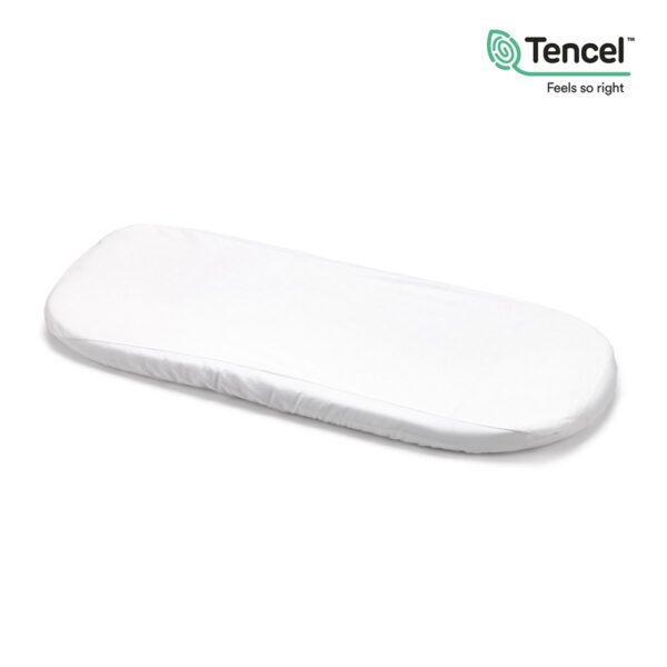 Bajera Ajust.Imp.Tencel Moises 35X80X7 Cm Liso E Blanco Cambrass