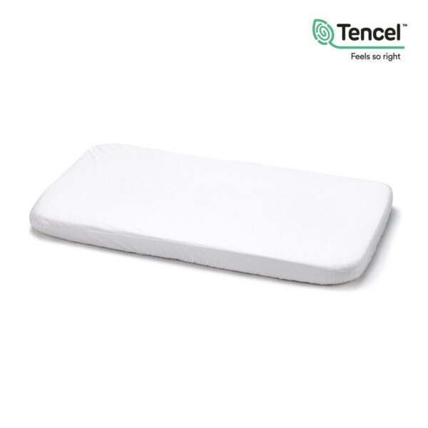 Bajera Ajust.Imp.Tenc.Minicuna 50X82X10 Cm Liso E Blanco Cambrass