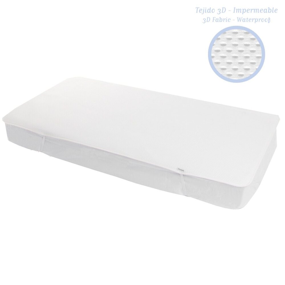 Protector Colchon 3D-Cuna 60 60X120X1 Cm Liso E Unico Cambrass