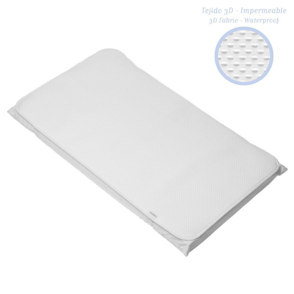 Protector Colchon 3D-Minicuna 46X82X1 Cm Liso E Unico Cambrass