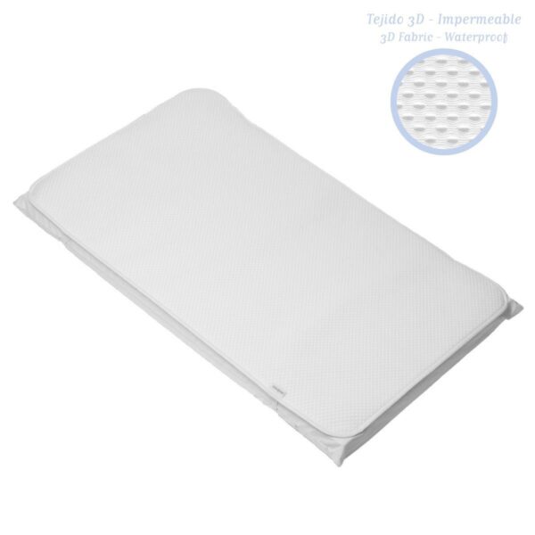 Protector Colchon 3D-Minicuna 46X82X1 Cm Liso E Unico Cambrass