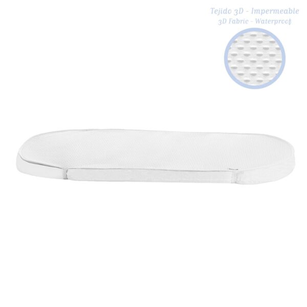 Protec.Colchon 3D-Moises/Carro 33X80X1 Cm Liso E Unico Cambrass