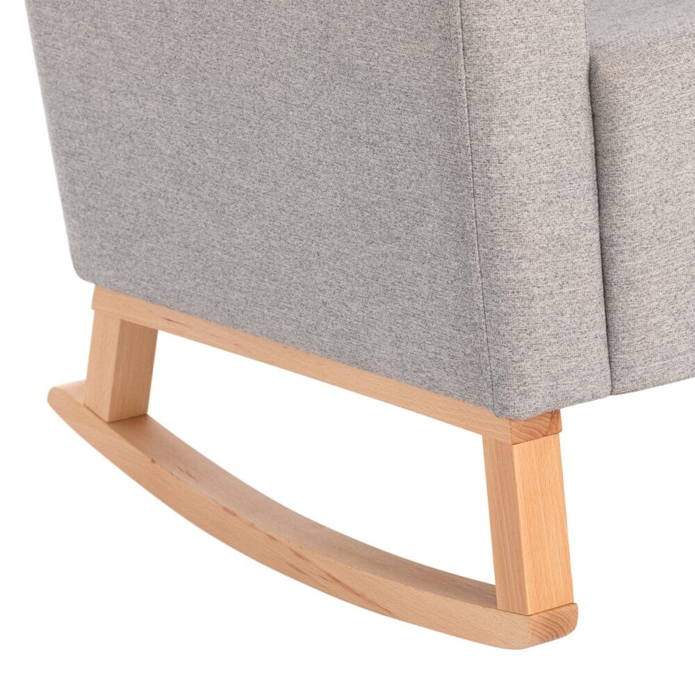 Sillon De Lactancia Liso E Gris 70X70X104 Cm Cambrass - Imagen 5