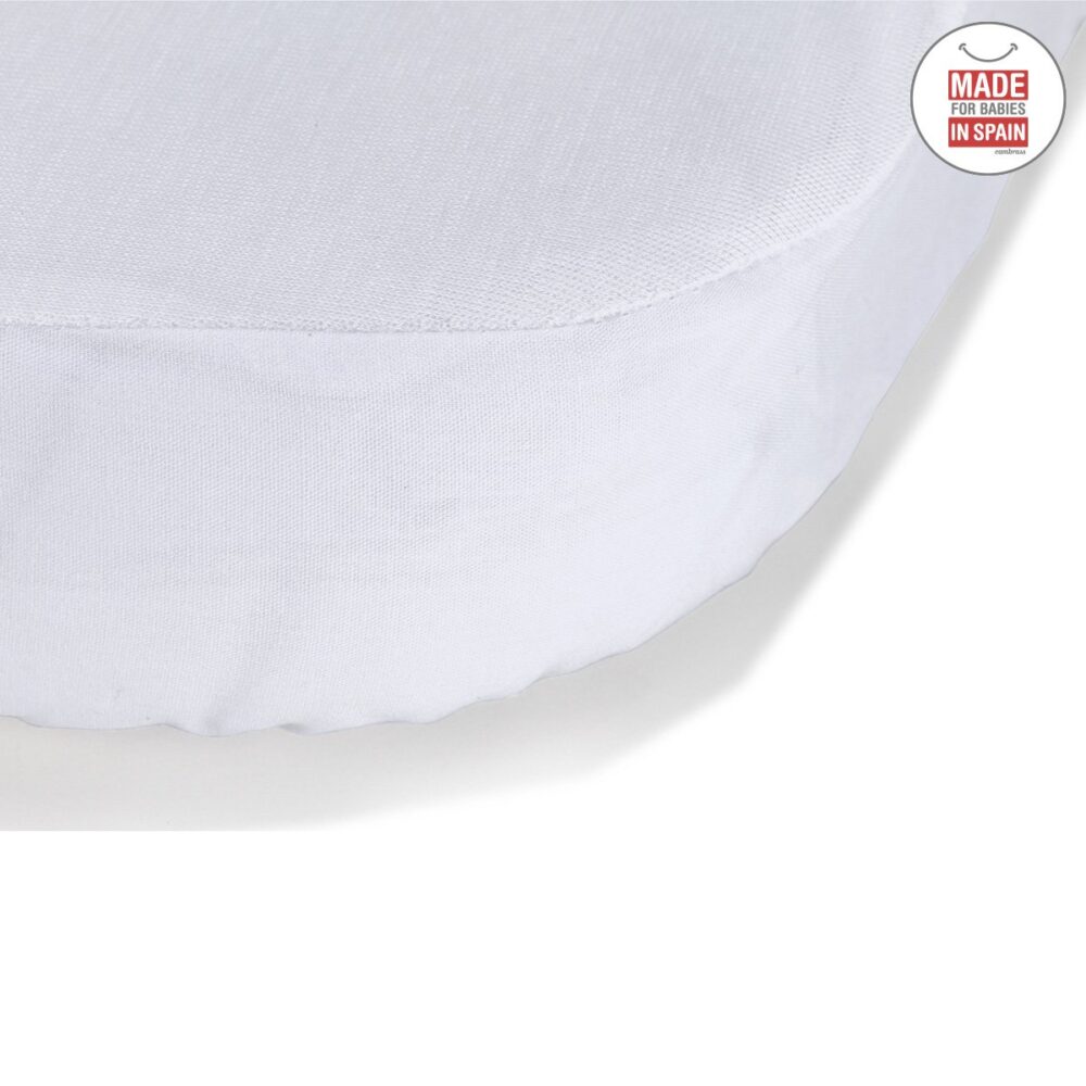 Bajera Ajust.Imp.Tencel Moises 35X80X7 Cm Liso E Celeste Cambrass - Imagen 2