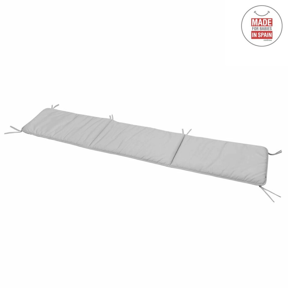 Protector 60 (Cuna 60) 180X40X3 Cm Liso E Gris Cambrass - Imagen 3