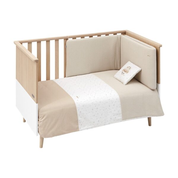 Jgo 2 Pcs.F.Nordica Cuna 70 Sky Beige 110X170X3 Cm Cambrass