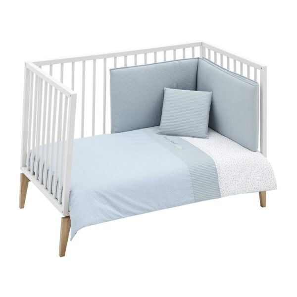 Jgo 2 Pcs.F.Nordica Cuna 70 Forest Azul 110X170X3 Cm Cambrass