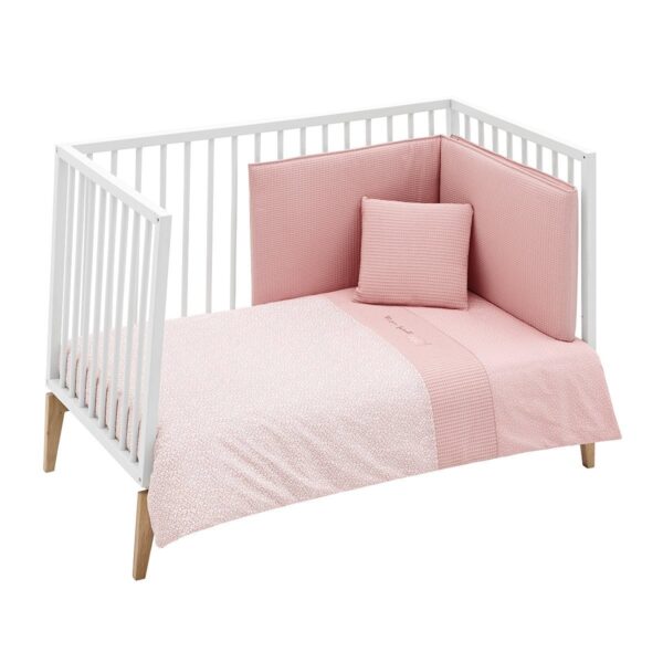 Jgo 2 Pcs.F.Nordica Cuna 70 Forest Rosa 110X170X3 Cm Cambrass