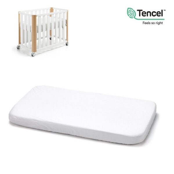 Bajera Ajust.Imp.Tenc.Minicuna Docco 50X90X12 Cm Liso E Blanco Cambrass