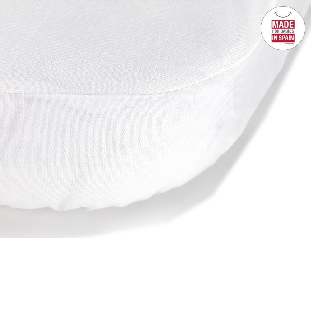 Bajera Ajust.Imp.Tenc.Minicuna Docco 50X90X12 Cm Liso E Blanco Cambrass - Imagen 3