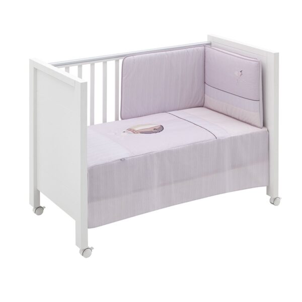 Jgo Colcha I/V+Prot. (Cuna 60) 60X120 Cm Lavanda Malva Cambrass