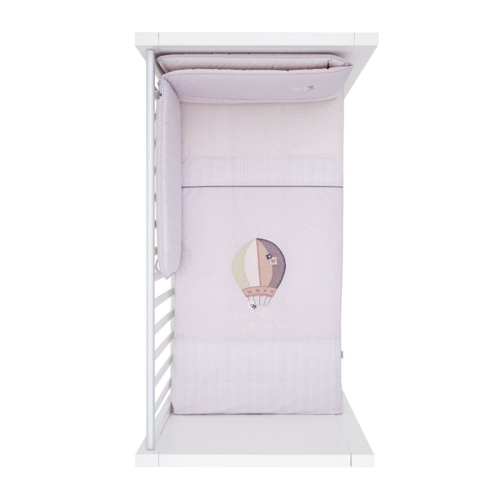 Jgo Colcha I/V+Prot. (Cuna 60) 60X120 Cm Lavanda Malva Cambrass - Imagen 2