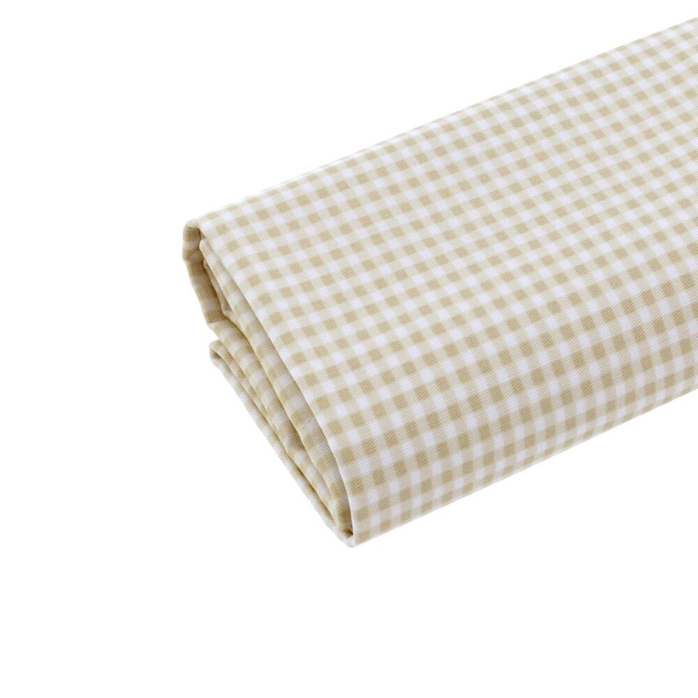 Sabana Cuna 3 Pcs (Cuna 70) 120X180X1 Cm Vichy10 Beige Cambrass - Imagen 3