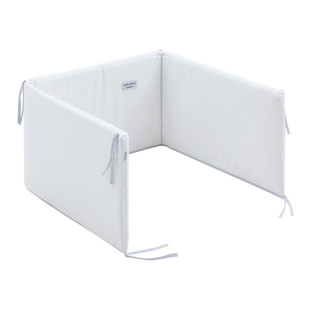 Jgo 2 Pcs.Colcha I-V. Cuna 70 Vichy10 Celeste 70X140X3 Cm Cambrass - Imagen 6
