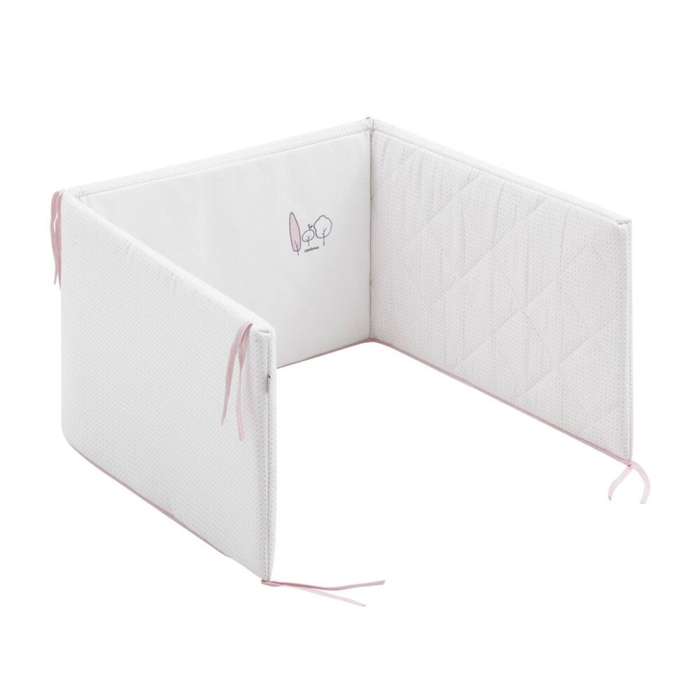 Jgo 2 Pcs.Colcha I-V. Cuna 70 Essentia Rosa 70X140X3 Cm Cambrass - Imagen 6