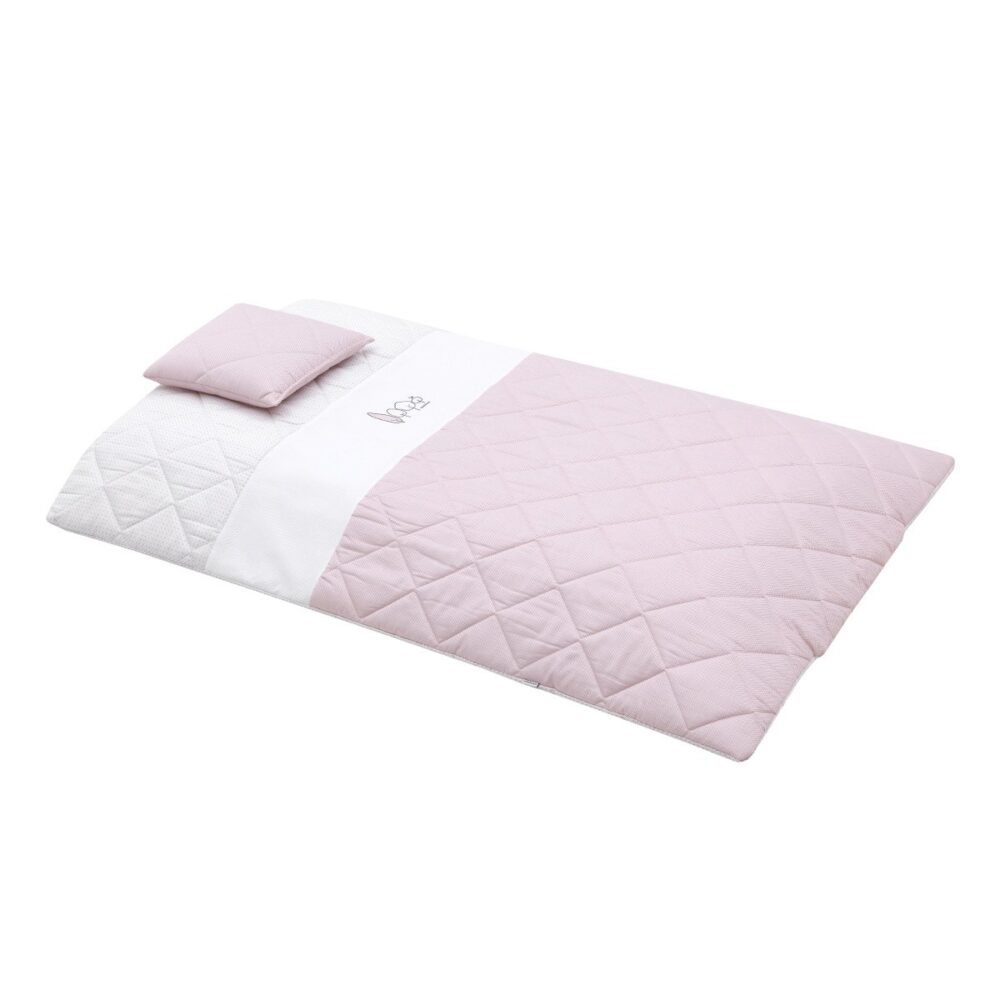 Jgo 2 Pcs.F.Nordica Cuna 70 Essentia Rosa 110X170X3 Cm Cambrass - Imagen 2