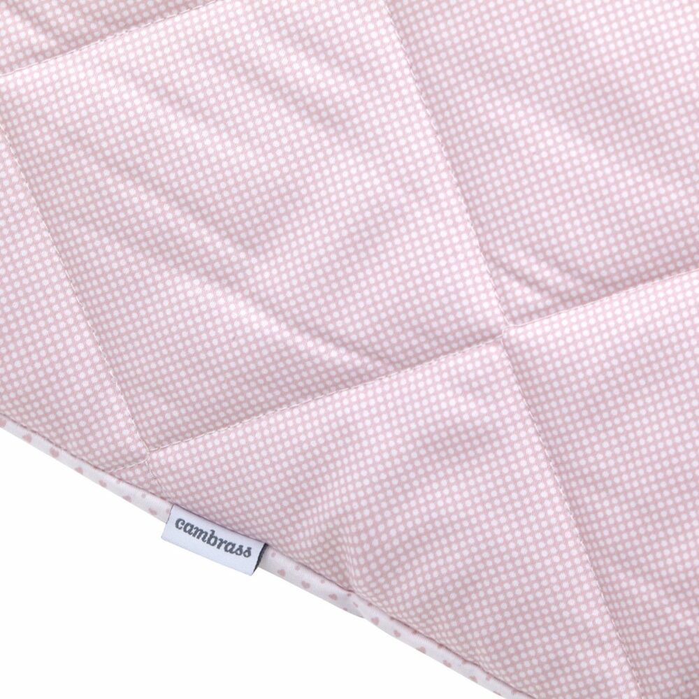 Jgo 2 Pcs.F.Nordica Cuna 70 Essentia Rosa 110X170X3 Cm Cambrass - Imagen 4
