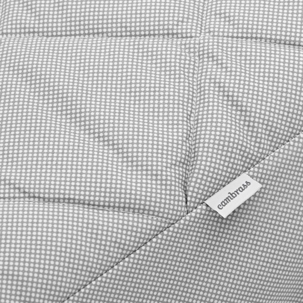 Jgo 2 Pcs.Colcha I-V. Cuna 70 Essentia Gris 70X140X3 Cm Cambrass - Imagen 5