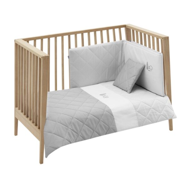 Jgo 2 Pcs.F.Nordica Cuna 70 Essentia Gris 110X170X3 Cm Cambrass