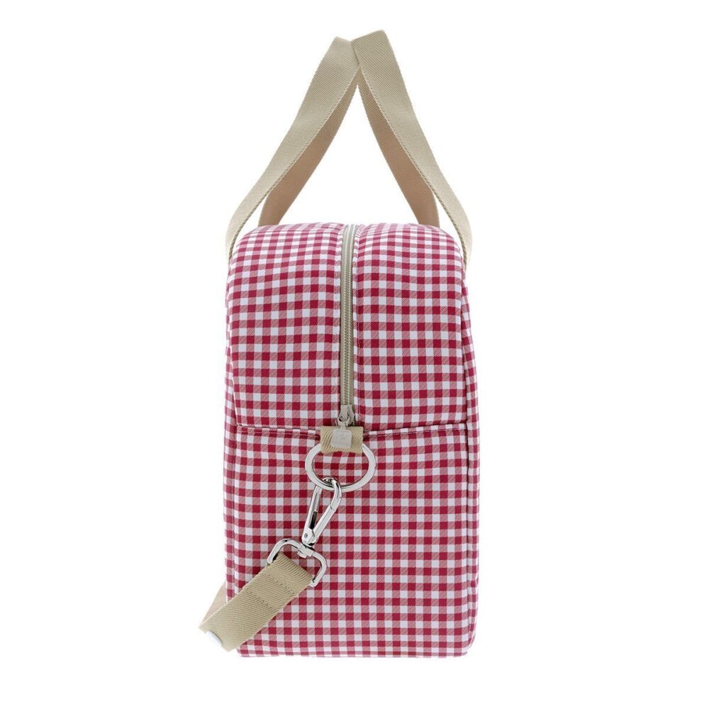 Bolso Maternal Prome Vichy Rojo 18X41X31 Cm Cambrass - Imagen 4