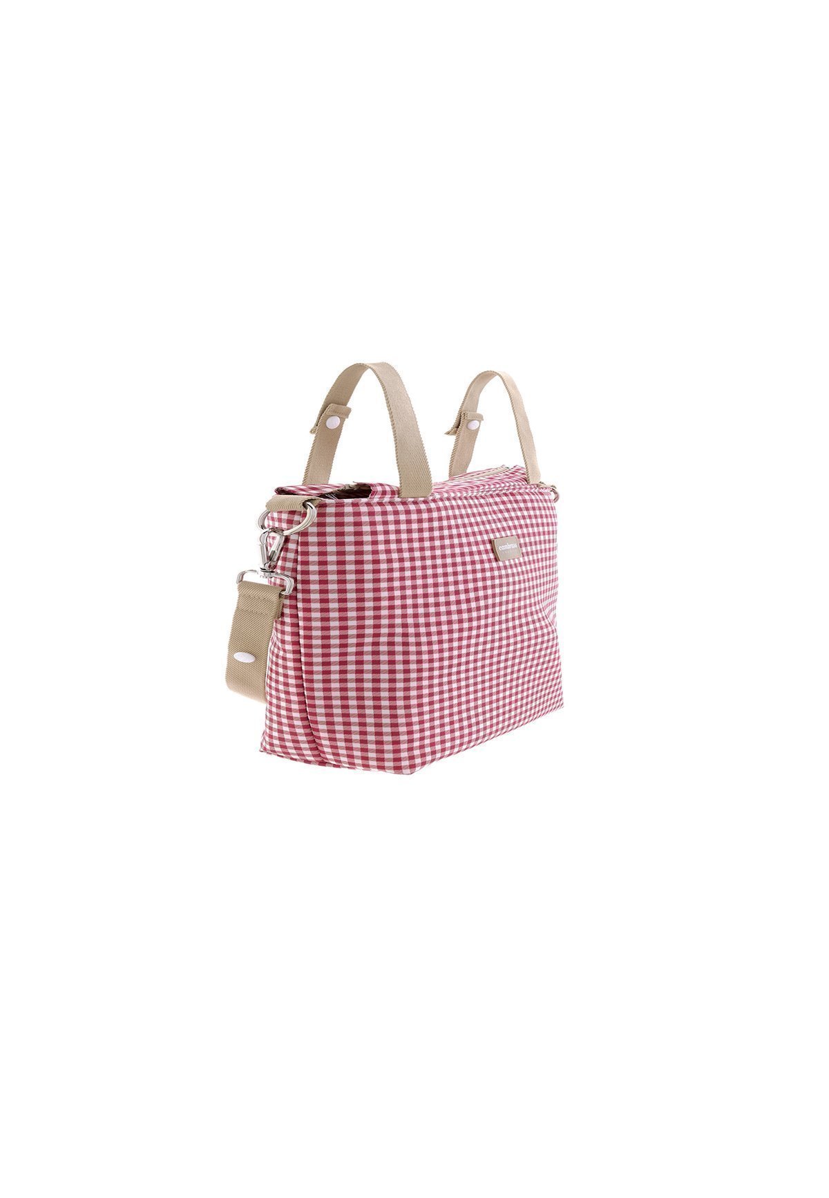 Bolso Talega Vichy Rojo 12X40X35 Cm Cambrass - Imagen 3