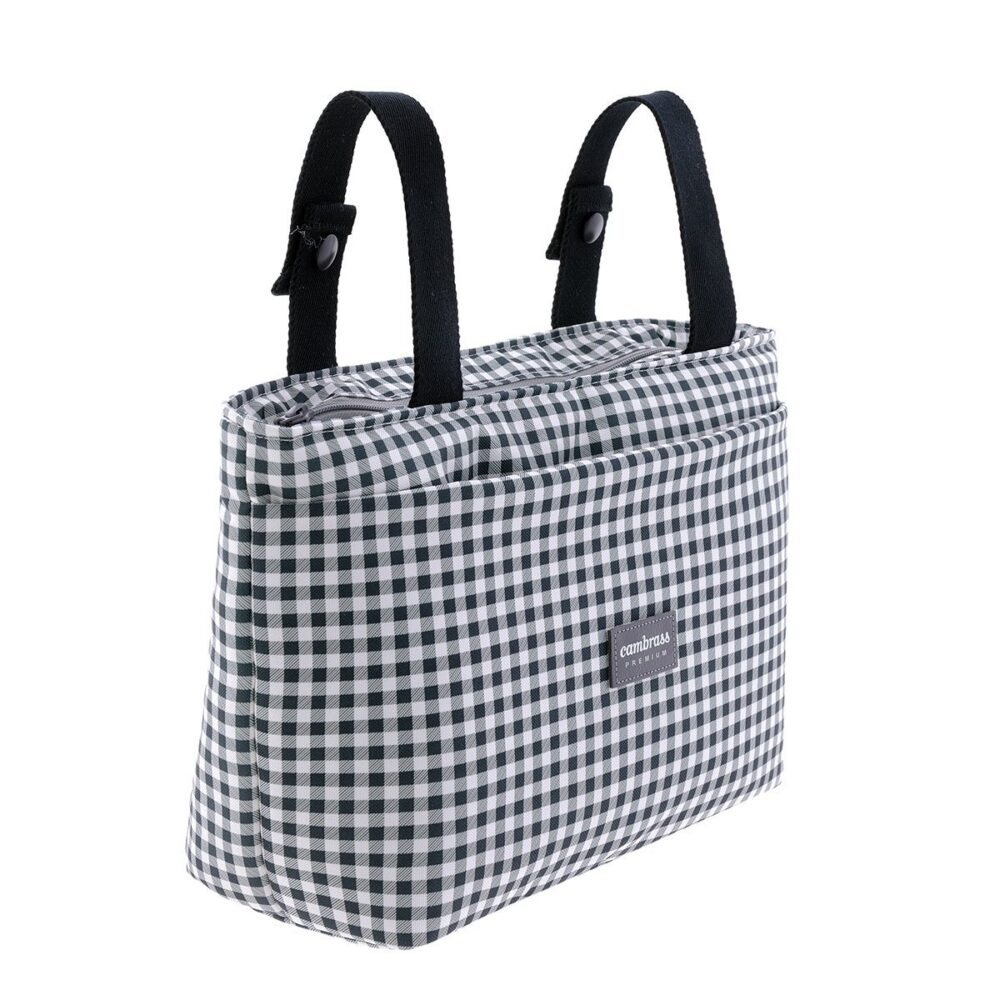 Bolso Organizador Vichy Negro 13X38X20 Cm Cambrass - Imagen 3