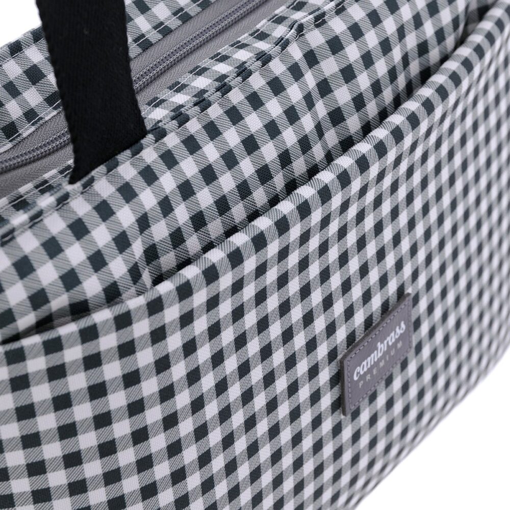 Bolso Organizador Vichy Negro 13X38X20 Cm Cambrass - Imagen 5