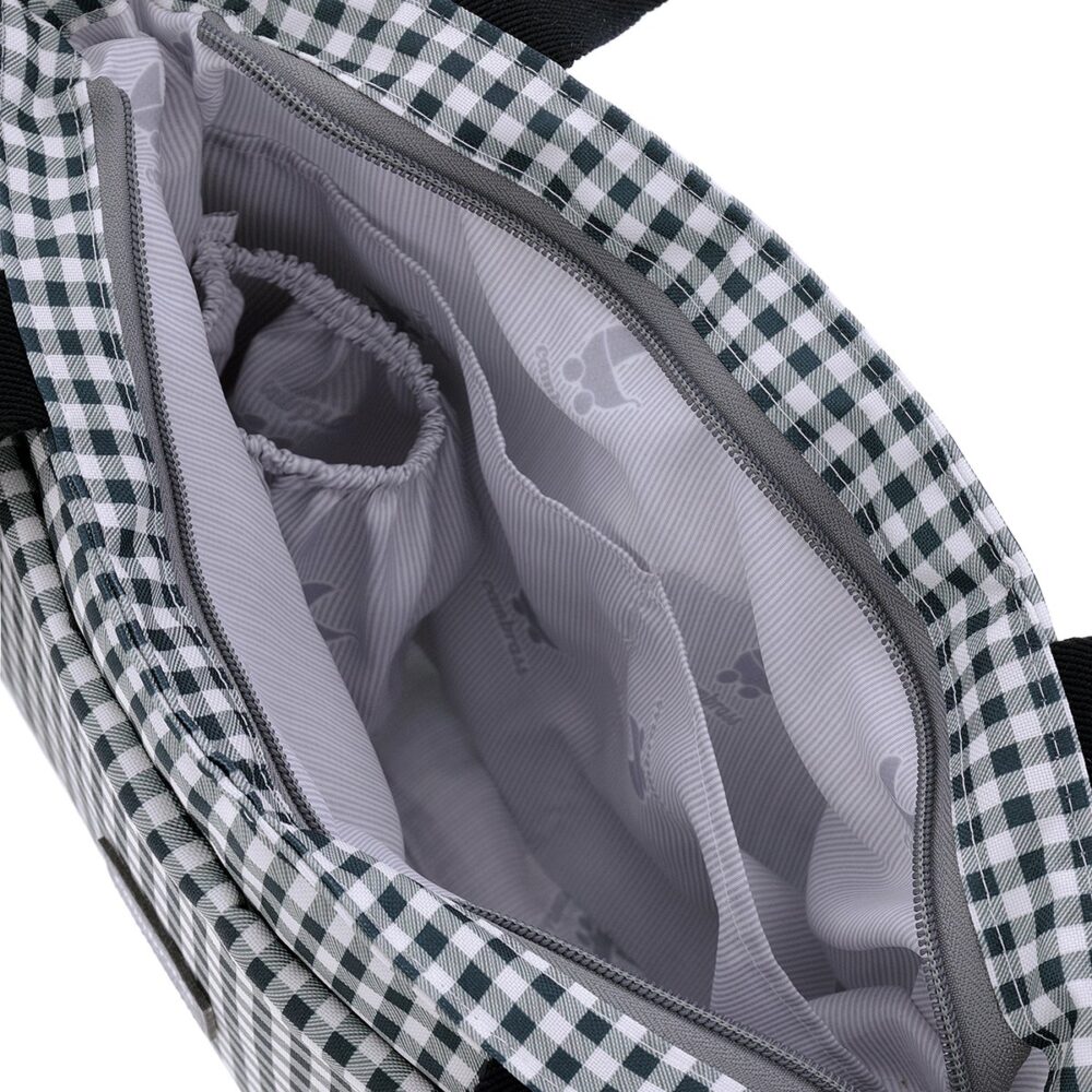 Bolso Organizador Vichy Negro 13X38X20 Cm Cambrass - Imagen 7