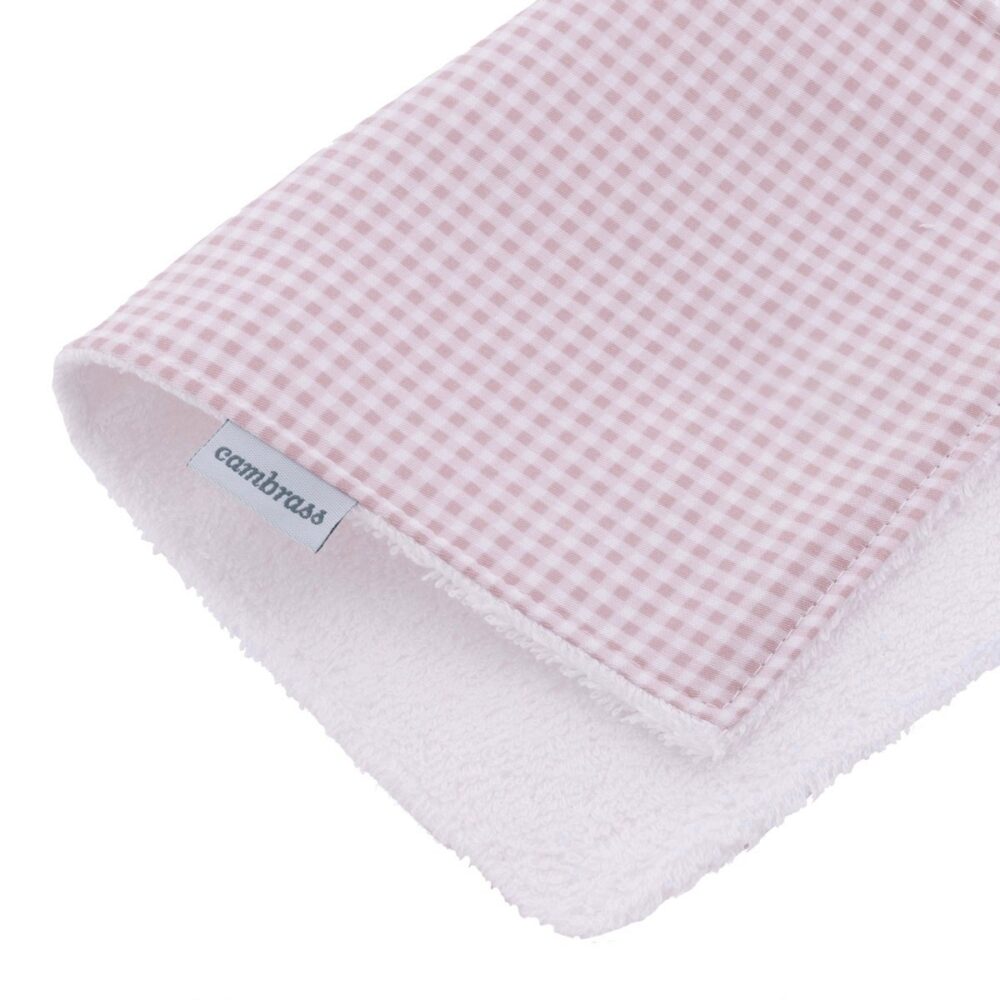 Seca Babas Vichy10 Rosa 29.5X15.5X1 Cm Cambrass - Imagen 2