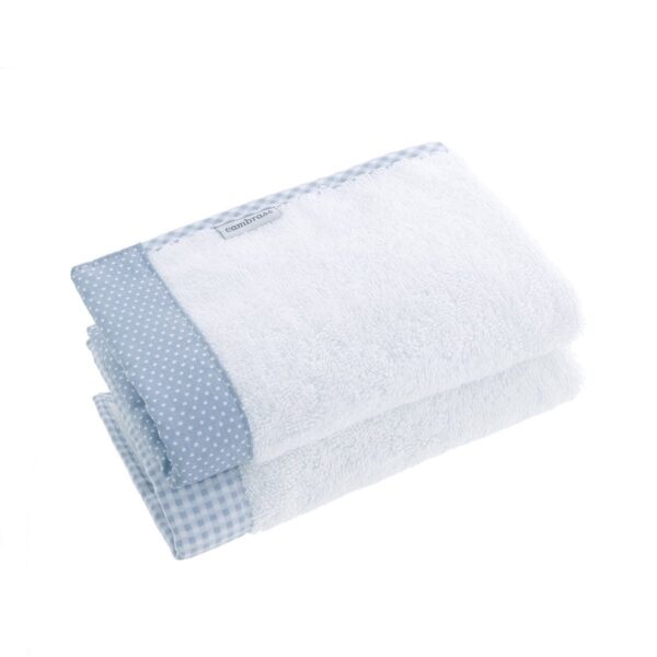 Juego 2 Toallas Vichy10 Celeste 25X35X1 Cm Cambrass