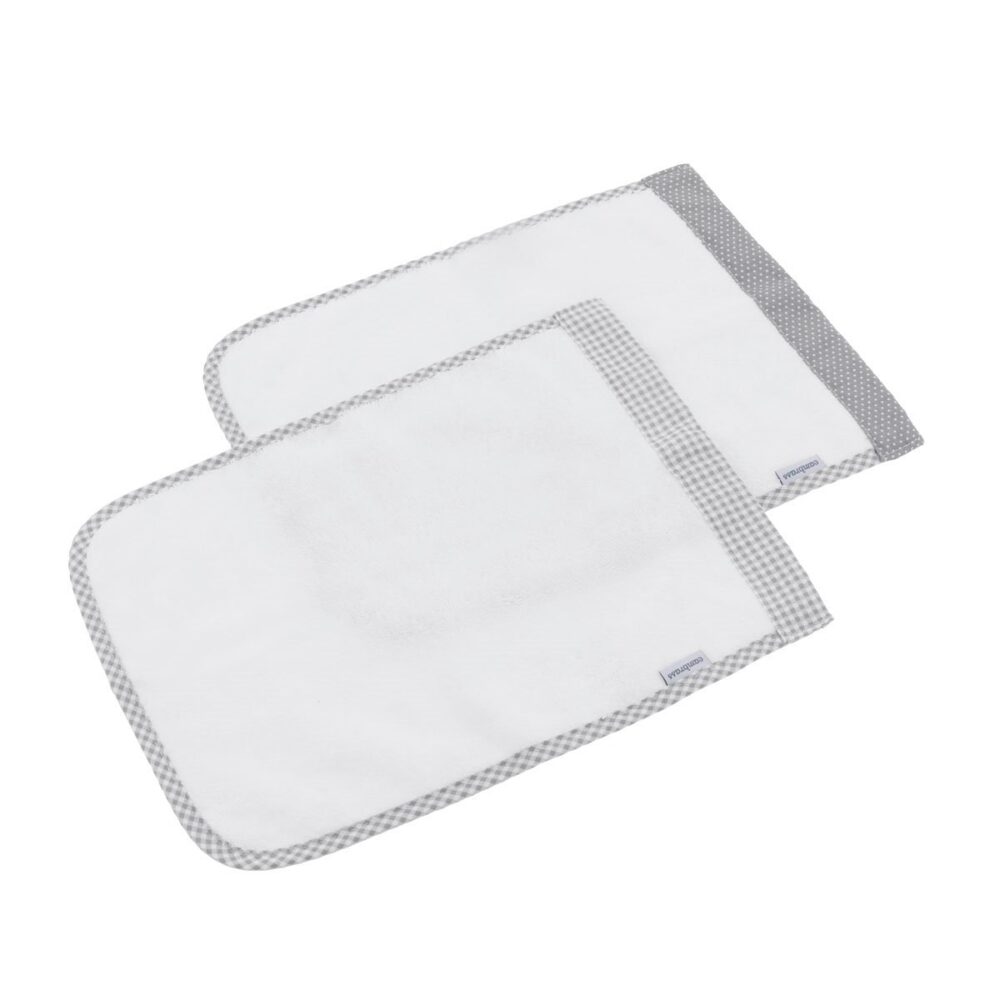Juego 2 Toallas Vichy10 Gris 25X35X1 Cm Cambrass - Imagen 3