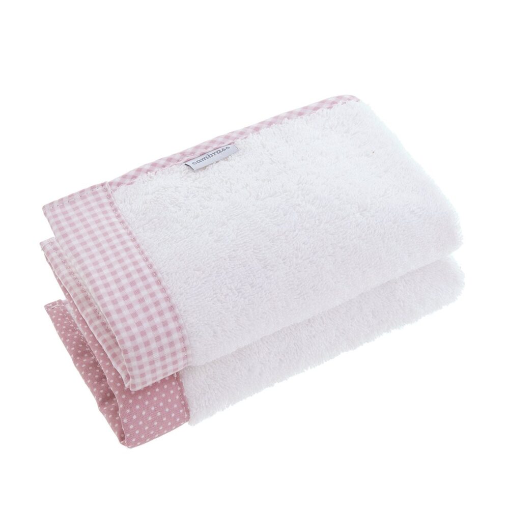 Juego 2 Toallas Vichy10 Rosa 25X35X1 Cm Cambrass