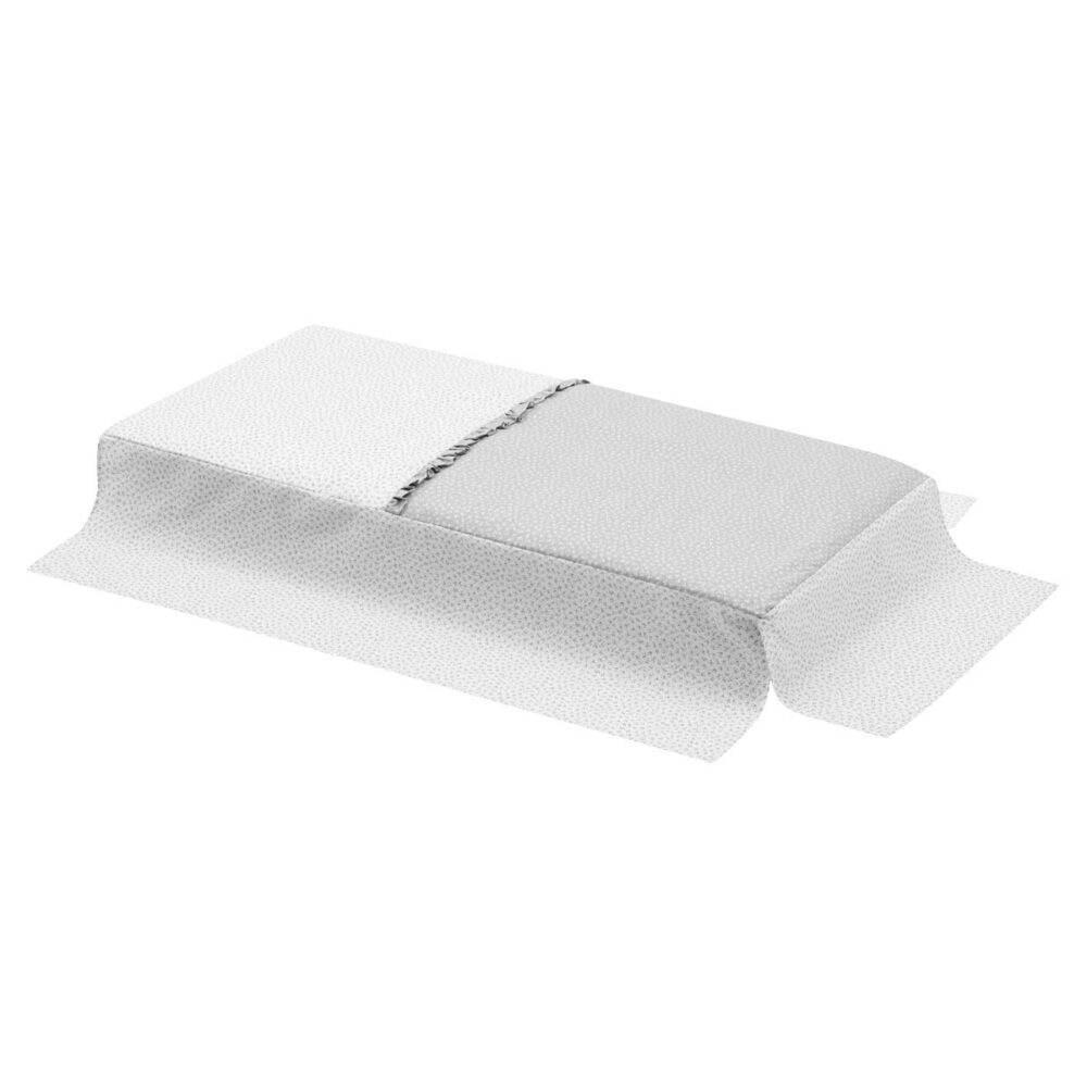 Jgo 2 Pcs.Colcha I-V. Cuna 70 Liberty Gris 70X140X3 Cm Cambrass - Imagen 5