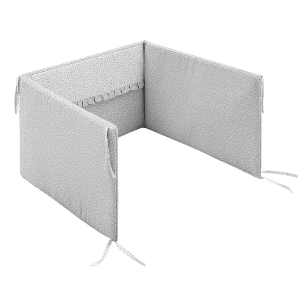 Jgo 2 Pcs.F.Nordica Cuna 70 Liberty Gris 110X170X3 Cm Cambrass - Imagen 5