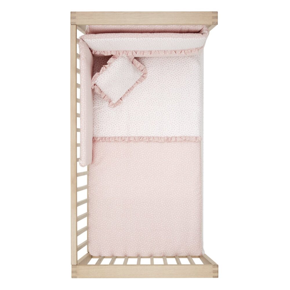 Jgo 2 Pcs.F.Nordica Cuna 60 Liberty Rosa 100X140X3 Cm Cambrass - Imagen 4
