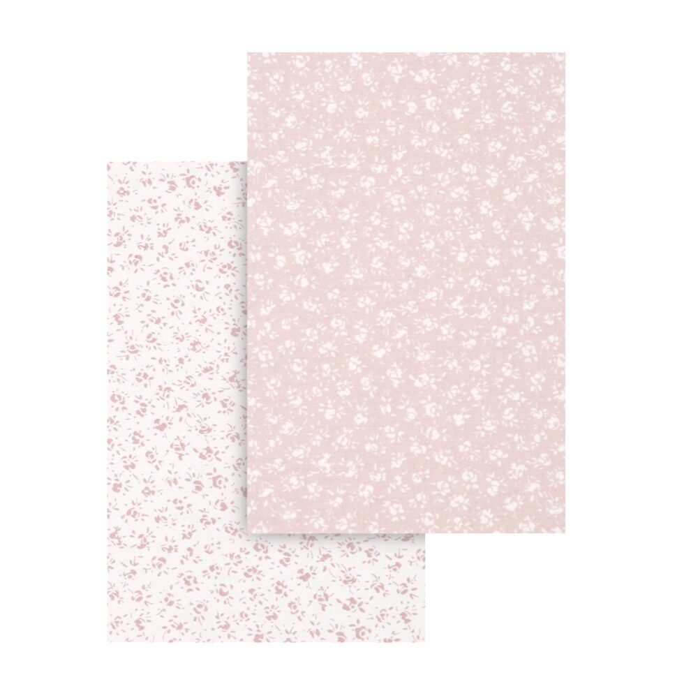 Bajera Cuna 60 Pack 2 Uds. 60X120X17 Cm Liberty Rosa Cambrass - Imagen 6