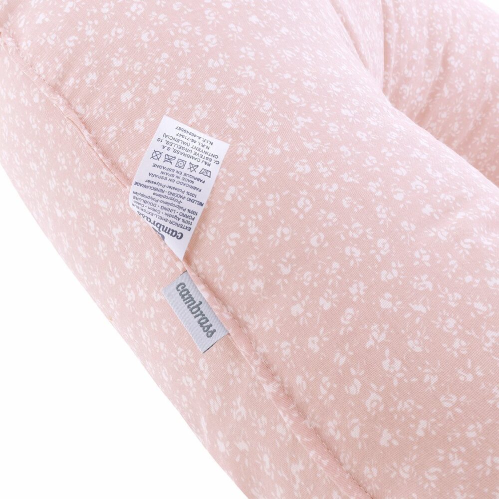 Cojin De Lactancia 53X45X10 Cm Liberty Rosa Cambrass - Imagen 3