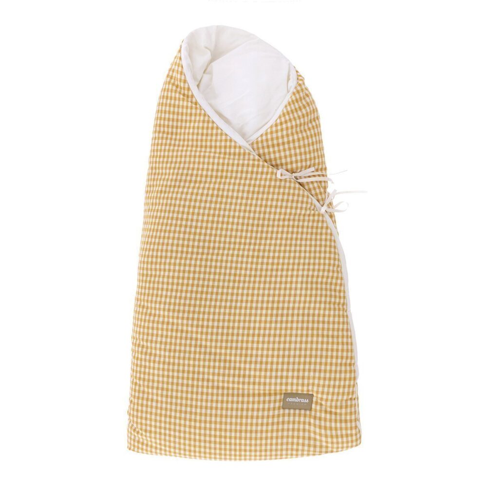 Saco Capazo Cruzado Capucha Picnic Ocre 38X80X8 Cm Cambrass