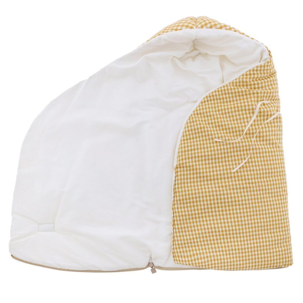 Saco Capazo Cruzado Capucha Picnic Ocre 38X80X8 Cm Cambrass - Imagen 3