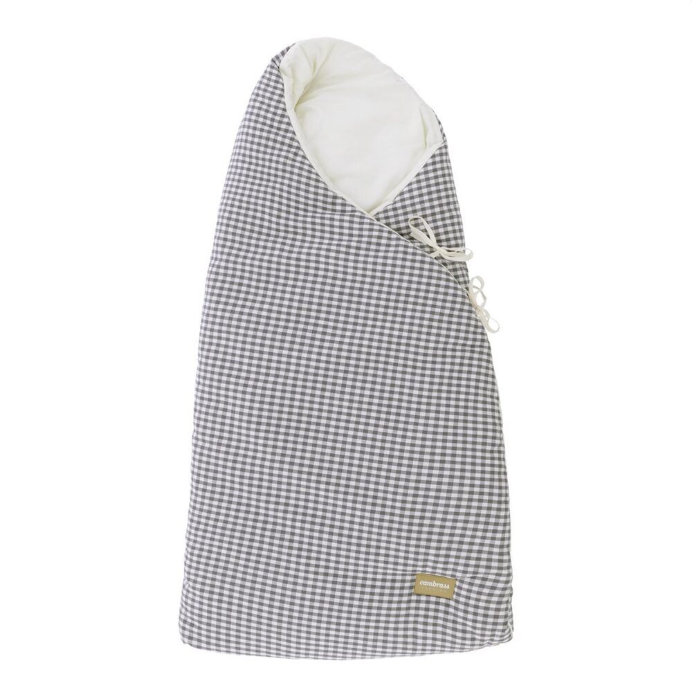 Saco Capazo Cruzado Capucha Picnic Gray 38X80X8 Cm Cambrass
