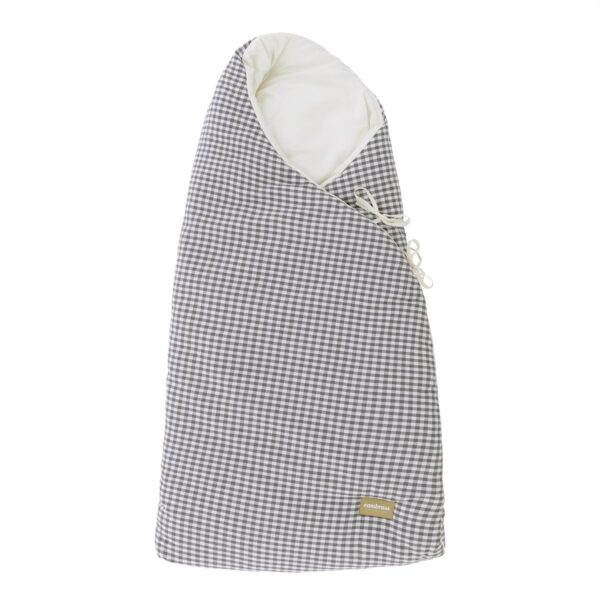 Saco Capazo Cruzado Capucha Picnic Gray 38X80X8 Cm