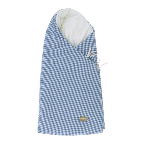 Saco Capazo Cruzado Capucha Picnic Steel Blue 38X80X8 Cm