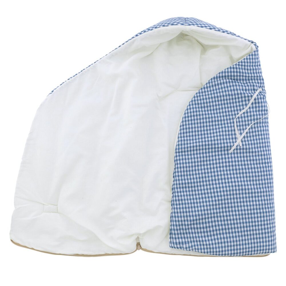 Saco Capazo Cruzado Capucha Picnic Steel Blue 38X80X8 Cm Cambrass - Imagen 3