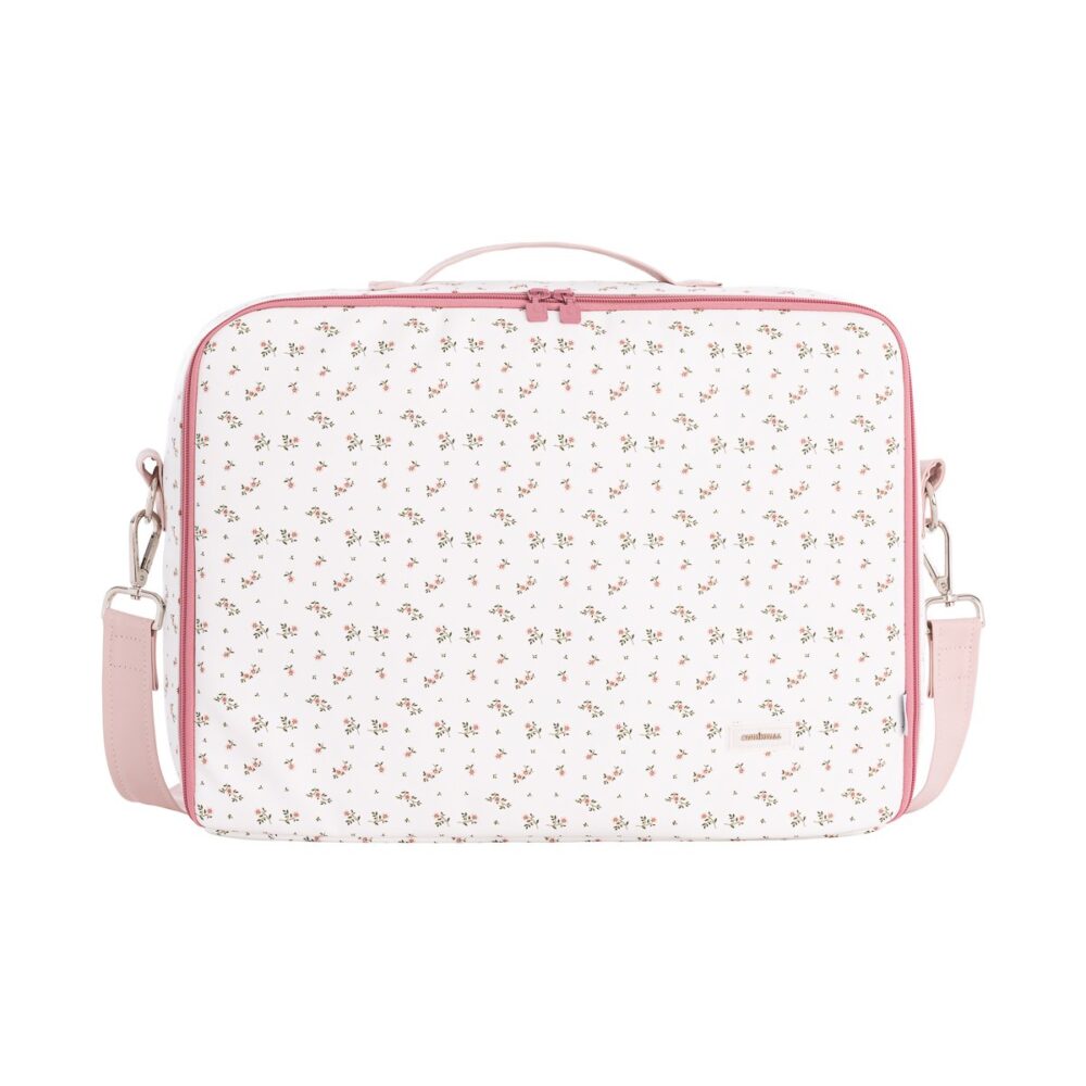Maleta Clinica Aura Beige/Flores 12X47X36 Cm Cambrass